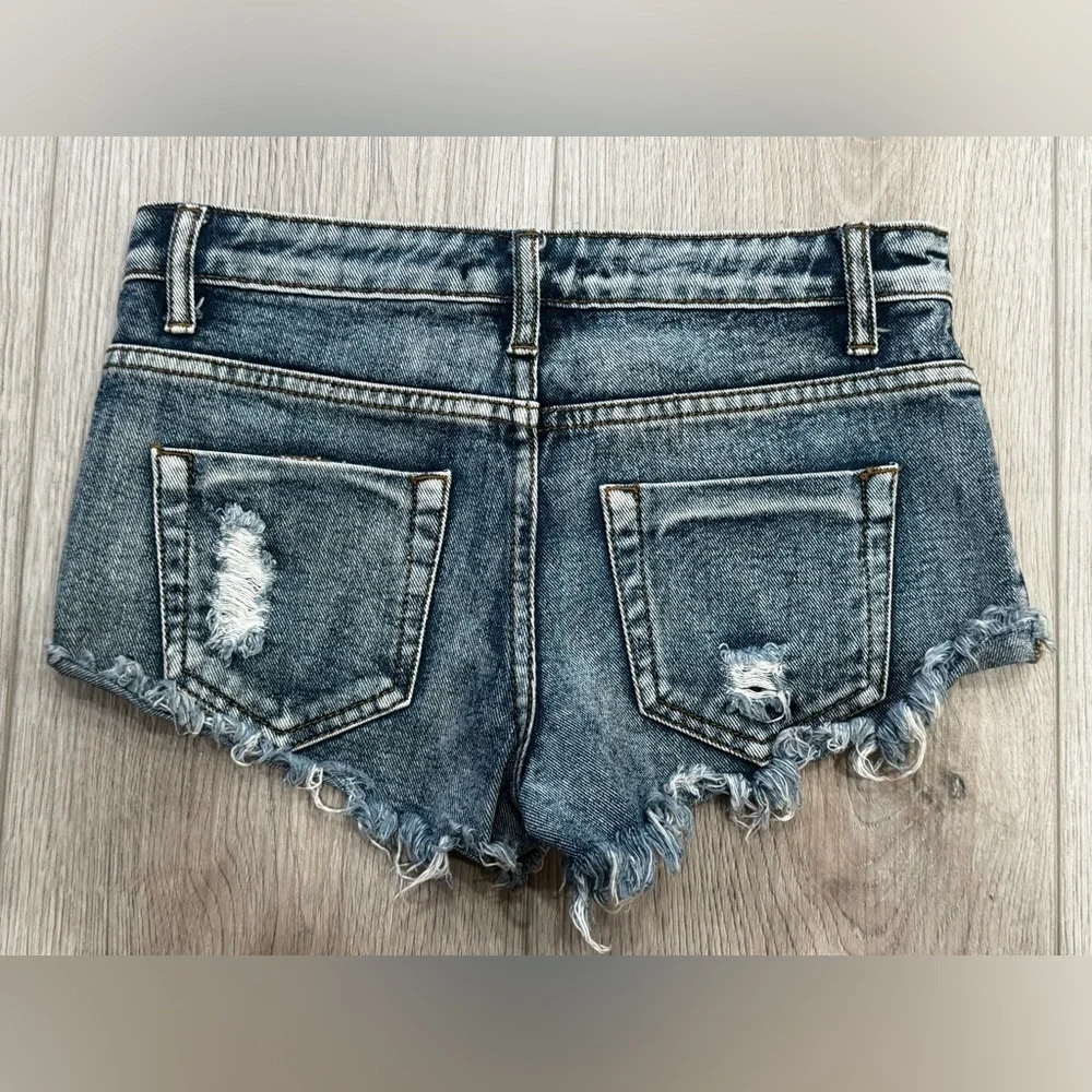 Forever 21 Blue Denim Women's Shorts